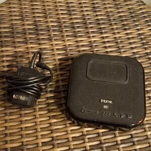 iHome iBTW22 Timebase II Charging Bluetooth Alarm Clock Wireless  & USB Charging